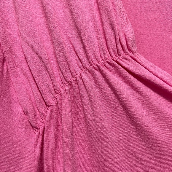 Pink Pullover w/ Ruching - Picture 3 of 6